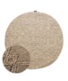 Outdoor Teppich Rund - Var Beige - overzicht, thumbnail