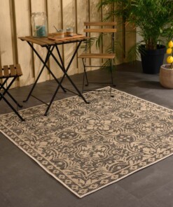 Outdoor Teppich Quadratisch Sunny Oriental - Grau - sfeer