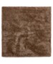 Teppich Quadratisch Hochflor - Posh Velours Braun - overzicht, thumbnail