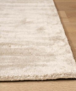 Viskose Teppich Quadratisch - Pearl Creme - close up, thumbnail Viskose Teppich Quadratisch - Pearl Creme - close up, thumbnail