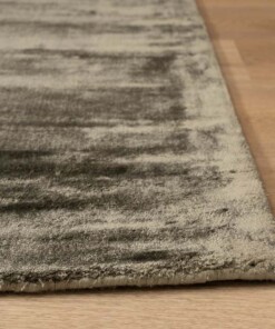 Viskose Teppich - Pearl Olivgrün - close up, thumbnail