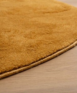 Veloursteppich Rund - Flair Gold - close up, thumbnail Veloursteppich Rund - Flair Gold - close up, thumbnail