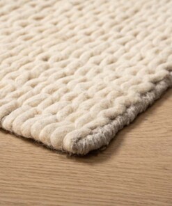 Wollteppich - Hyssing Creme - close up