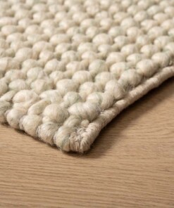 Wollteppich - Løkke Mintgrün - close up