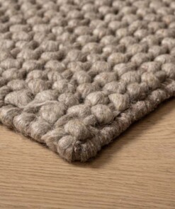 Wollteppich - Løkke Sandfarben - close up