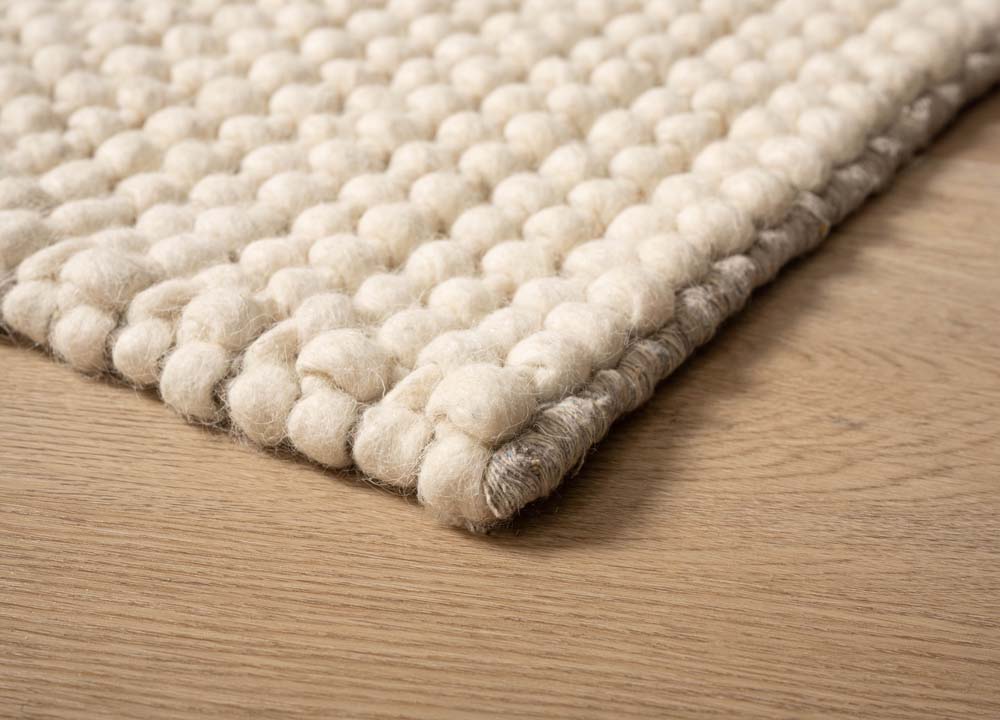 Wollteppich - Løkke Creme - close up Wollteppich - Løkke Creme - close up