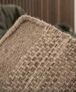 Wollteppich - Ulstein Natur/Grau - close up, thumbnail