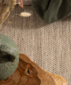 Wollteppich Rund - Ulstein Natur/Grau - close up, thumbnail Wollteppich Rund - Ulstein Natur/Grau - close up, thumbnail