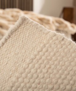 Wollteppich - Ulstein Weiß - close up, thumbnail