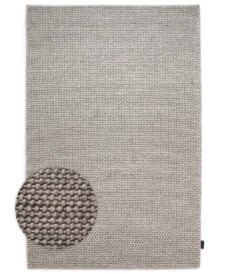 Wollteppich - Løkke Hellgrau - overzicht, thumbnail