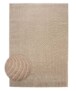 Teppich Skandinavisch - Contour Curve Beige - overzicht, thumbnail