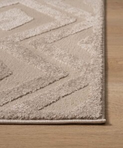 Teppich Skandinavisch - Contour Diamond Beige - close up