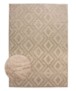 Teppich Skandinavisch - Contour Diamond Beige - overzicht, thumbnail