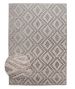 Teppich Skandinavisch - Contour Diamond Grau - overzicht