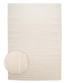 Teppich Skandinavisch - Contour Edge Cream - overzicht, thumbnail