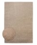 Teppich Skandinavisch - Contour Leaf Beige - overzicht, thumbnail