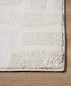 Teppich Skandinavisch - Contour Stone Cream - close up, thumbnail
