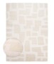 Teppich Skandinavisch - Contour Stone Cream - overzicht, thumbnail