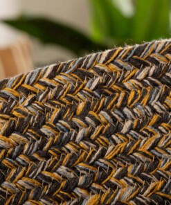 Baumwollteppich Rund Joy - Multi - close up, thumbnail