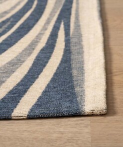 Teppich Marmor Optik - Weave Marble Grau/Blau - close up, thumbnail
