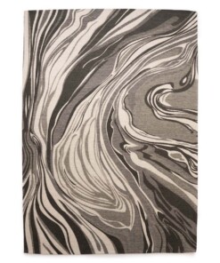 Teppich Marmor Optik - Weave Marble Schwarz/Weiß/Grau - overzicht