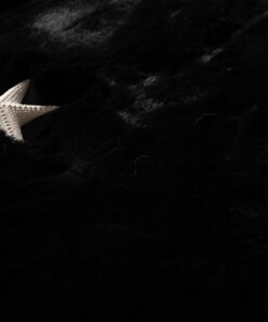 Teppich Rund Flauschig Hochflor - Comfy Deluxe Schwarz Teppich Rund Flauschig Hochflor - Comfy Deluxe Schwarz