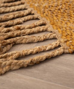 Jute Teppich Chunky - Boho &me - Gold/Natural