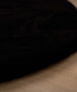Flauschiger Teppich Organische Form - Comfy Plus Schwarz