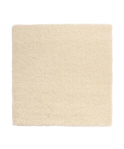 Hochflor Teppich Quadratisch Shaggy Trend - Creme - overzicht