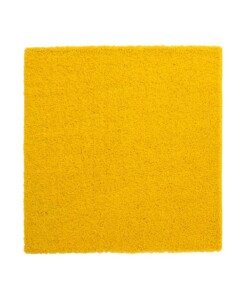Hochflor Teppich Quadratisch Shaggy Trend - Gelb - overzicht