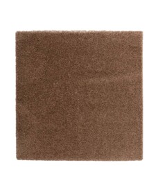 Hochflor Teppich Quadratisch Shaggy Trend - Mokka - overzicht, thumbnail