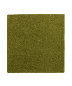 Hochflor Teppich Quadratisch Shaggy Trend - Grün - overzicht