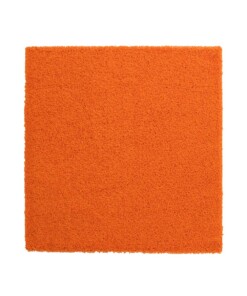 Hochflor Teppich Quadratisch Shaggy Trend - Orange - overzicht