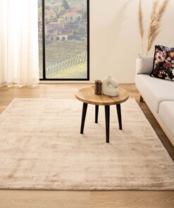 Viskose Teppich Quadratisch - Glamour Beige - sfeer