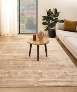 Viskose Teppich - Pearl Beige - sfeer