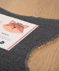 Kinderteppich Fuchs - Smile Terrakotta - close up, thumbnail