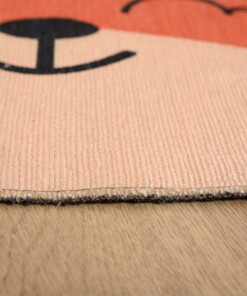 Kinderteppich Fuchs - Smile Terrakotta - close up, thumbnail
