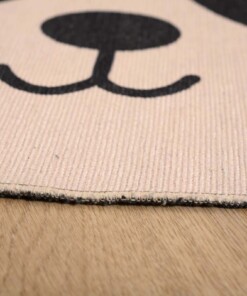 Kinderteppich Bär - Smile Weiß/Schwarz - close up, thumbnail Kinderteppich Bär - Smile Weiß/Schwarz - close up, thumbnail