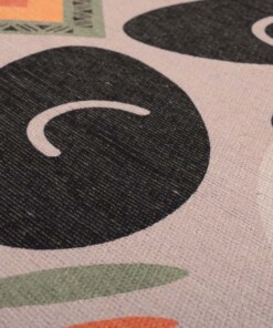 Kinderteppich Waschbär - Smile Grau - close up, thumbnail