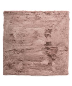 Teppich Quadratisch Flauschig Hochflor - Comfy Deluxe Rosa