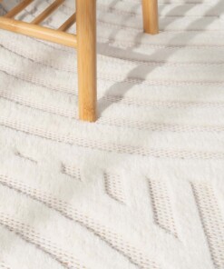 Outdoor Teppich - Reza Weiß - close up, thumbnail