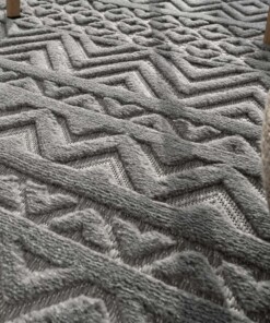 Outdoor Teppich - Elio Grau - close up, thumbnail Outdoor Teppich - Elio Grau - close up, thumbnail