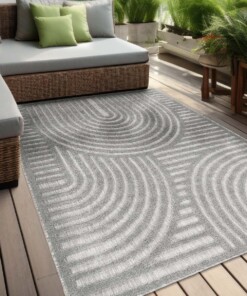 Outdoor Läufer - Reza Grau - sfeer