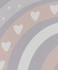 Kinderteppich - Rainbow Hellrosa - close up, thumbnail Kinderteppich - Rainbow Hellrosa - close up, thumbnail