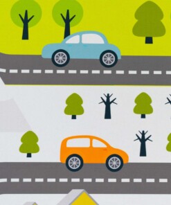 Spielteppich - Abenteuerweg Grün/Multi - close up, thumbnail Spielteppich - Abenteuerweg Grün/Multi - close up, thumbnail