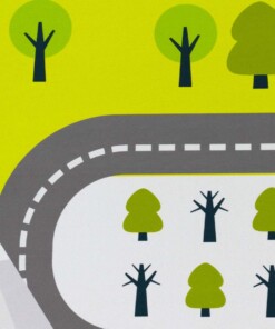 Spielteppich - Abenteuerweg Grün/Multi - close up, thumbnail Spielteppich - Abenteuerweg Grün/Multi - close up, thumbnail