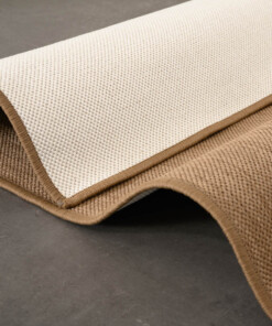 Outdoor Teppich Einfarbig - Flip Hellbraun - close up, thumbnail