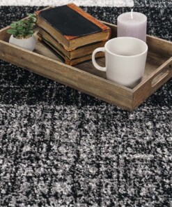 Teppich Kurzflor Blöcke - Grau - close up, thumbnail Teppich Kurzflor Blöcke - Grau - close up, thumbnail