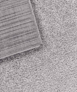 Morderner Teppich - City Chic Bordüre Grau - close up, thumbnail