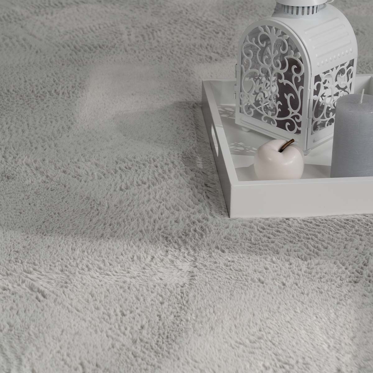 Teppich Kurzflor - Svea Grau - close up Teppich Kurzflor - Svea Grau - close up